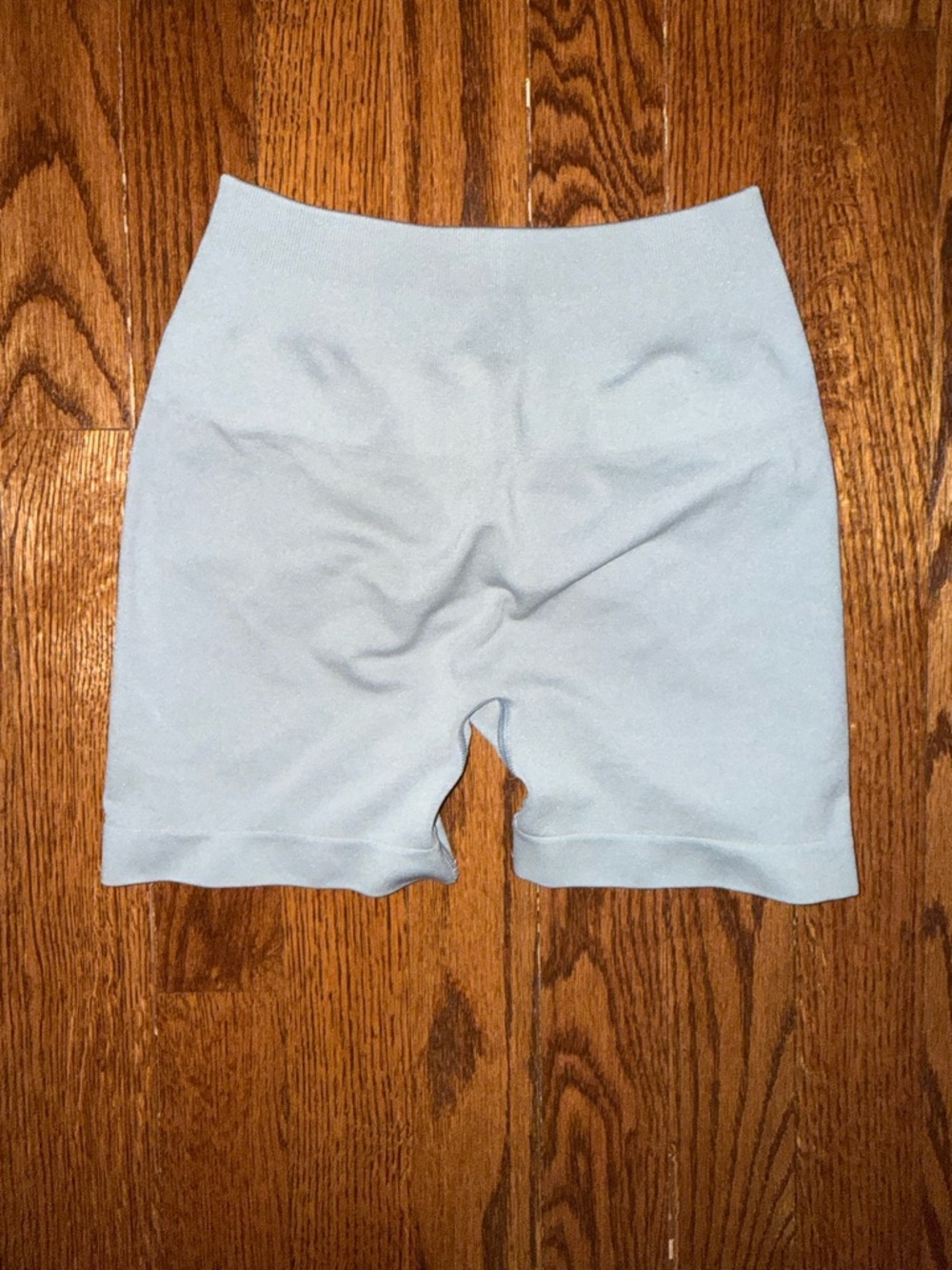 GYMREAPERS High-Rise Light Blue Women’s Bike Shorts